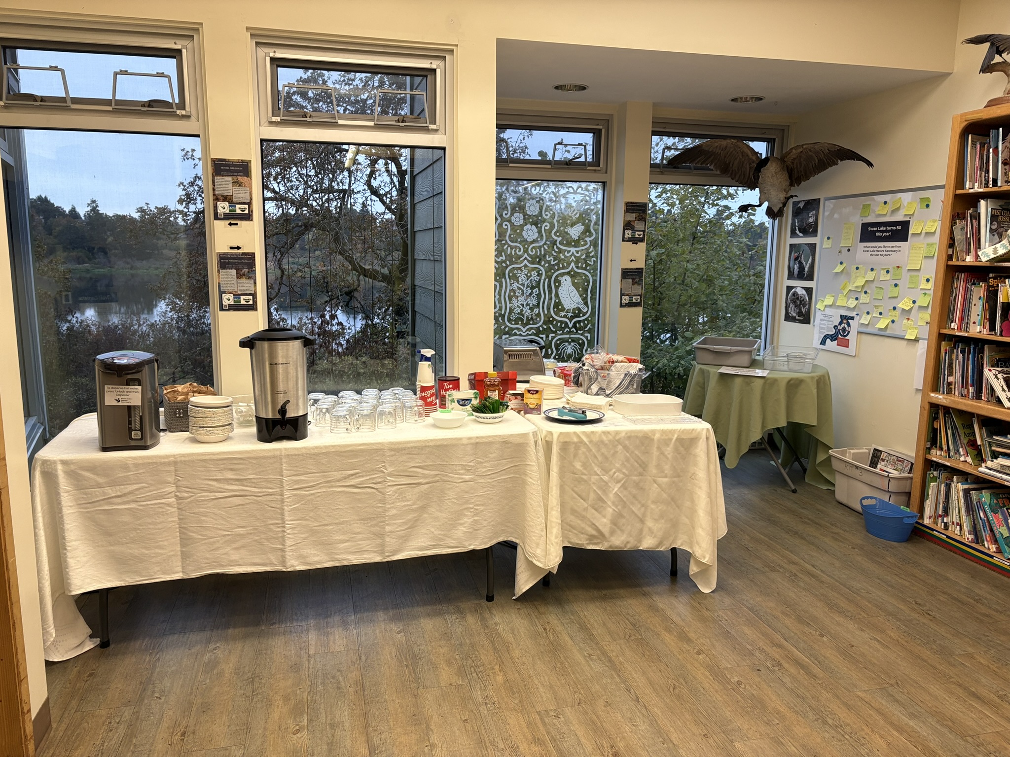Library as refreshment area